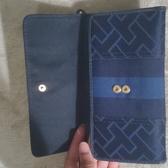 Tommy Hilfiger Navy Blue Compact Wallet - Picture 2 of 7
